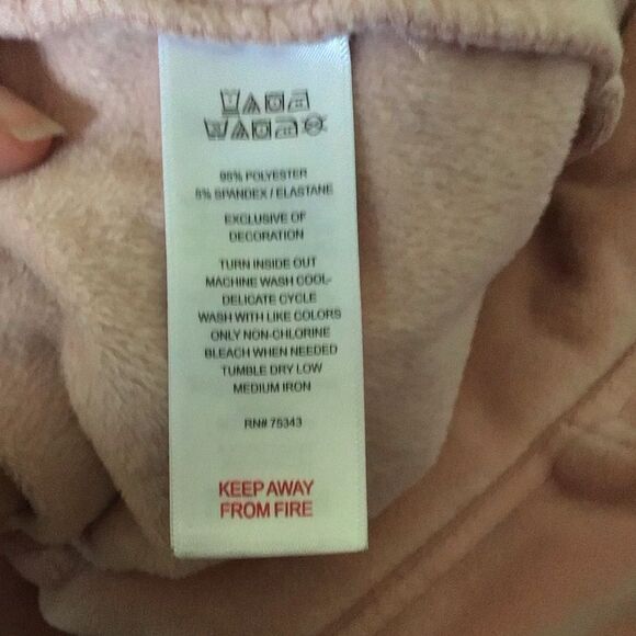 House Of Harlow 1960 Nicole Richie Light Pink Drawstring Soft Joggers - Picture 6 of 6
